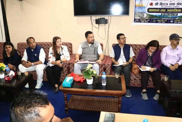 मन्त्रीको उपस्थितिमा कोशी प्रदेशको विद्युतीकरणबारे छलफल