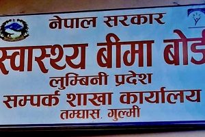 गुल्मीमा ५५.०८ प्रतिशतले गराए स्वास्थ्य बिमा