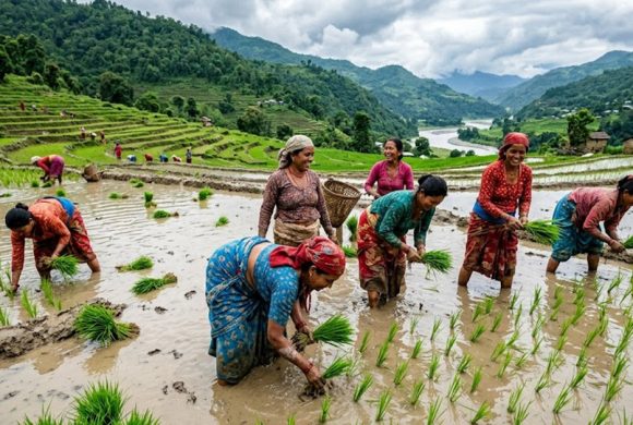 देशभर ९६ प्रतिशत धान रोपाइँ, सुदूरपश्चिममा शतप्रतिशत