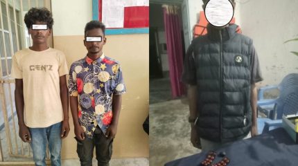 झापा गाउँपालिकामा लागूऔषधसहित तीन पक्राउ