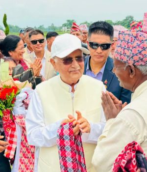 ओली झापा पुगे, भोलि बिर्तामोडमा जागरण अभियान उद्घाटन
