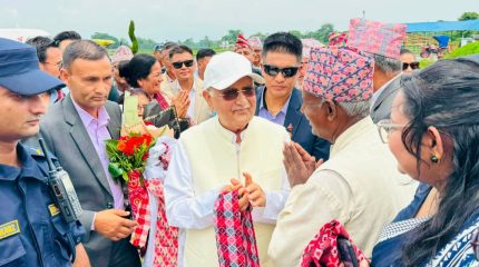 ओली झापा पुगे, भोलि बिर्तामोडमा जागरण अभियान उद्घाटन