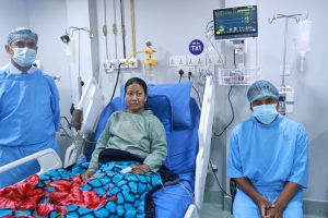 भोटेकोशी बाढी पीडित विष्णुकुमारी डङ्गोलको मिर्गौला प्रत्यारोपण सफल