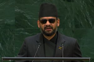 प्रधानमन्त्री शाहको राष्ट्रसंघमा सम्बोधन- हिमालयको चेतावनी सुनौँ र काम गरौँ
