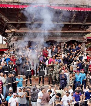 आज इन्द्रजात्रा मनाइदै