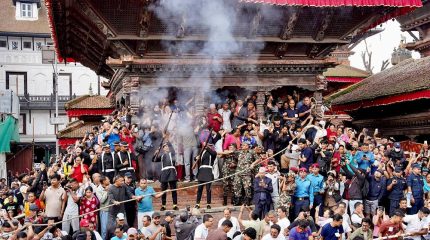 आज इन्द्रजात्रा मनाइदै