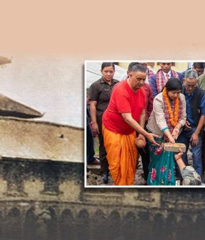 काठमाडौँ महानगरले नन्दीकेशर सत्तल पुनःनिर्माण गर्दै, लागत ८ करोड १६ लाख