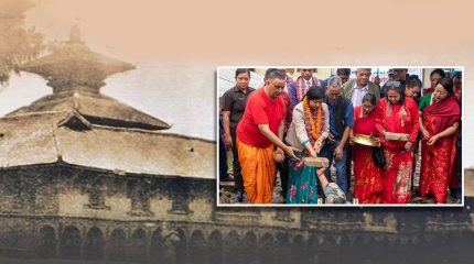 काठमाडौँ महानगरले नन्दीकेशर सत्तल पुनःनिर्माण गर्दै, लागत ८ करोड १६ लाख