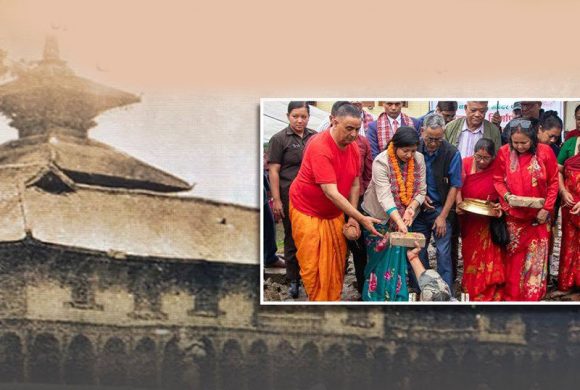 काठमाडौँ महानगरले नन्दीकेशर सत्तल पुनःनिर्माण गर्दै, लागत ८ करोड १६ लाख