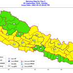 आजको मौसम: मुलुकका धेरैजसो स्थानमा भारी र मध्यम वर्षाको सम्भावना