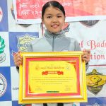 तेक्वान्दो खेलाडी वैभवी सम्मानित