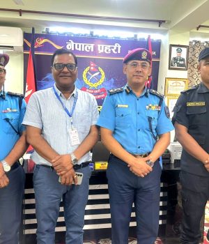 आर्या न्युरो हस्पिटलद्वारा मोरङ प्रहरीलाई दुई थान कम्प्युटर सहयोग