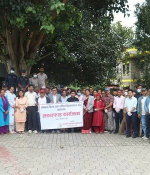 प्रदेश सभामा सभामुख गुरुङको नेतृत्वमा वृहत सरसफाई