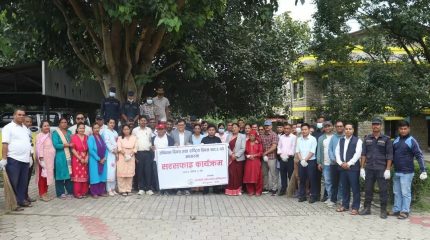 प्रदेश सभामा सभामुख गुरुङको नेतृत्वमा वृहत सरसफाई