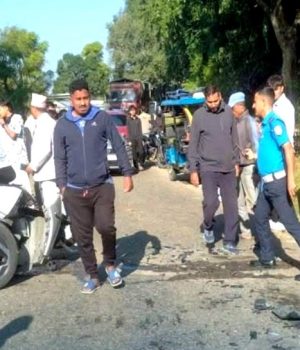 बाँकेमा कार दुर्घटना : एकको मृत्यु, ६ जना घाइते