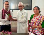 उर्लाबारीकाे १८औं प्रमुख प्रशासकीय अधिकृतका रुपमा सम्हाले भट्टराईले कार्यभार