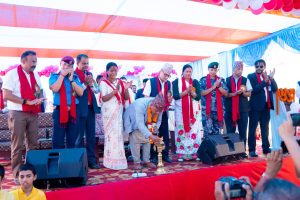 बुढीगंगाको ८ करोड ७६ लाखको प्रशासकीय भवन उद्घाटन, जग्गादाता योगमाया कार्कीको योगदान
