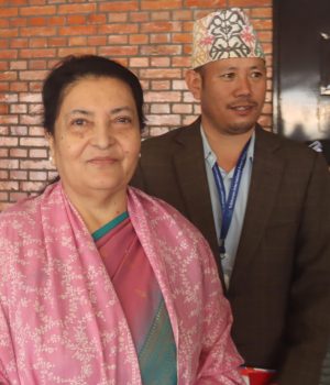 पूर्वराष्ट्रपति भण्डारी चीन प्रस्थान