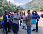 दोभानका आगलागी पीडितलाई ख्रीष्टियन समाजको तीन लाख ७६ हजार राहत