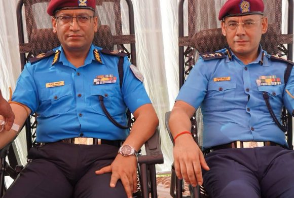 विराटनगरमा प्रहरी दिवसको रक्तदानमा १३६ जनाले गरे रक्तदान