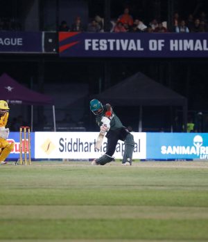 पोखरा एभेन्जर्सले सुदूरपश्चिमलाई दियो १४६ रनको लक्ष्य