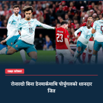 रोनाल्डो बिना डेनमार्कमाथि पोर्चुगलको शानदार जित